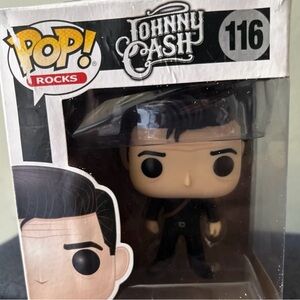 Funko Pop! Rocks Johnny Cash Figure - Black and White